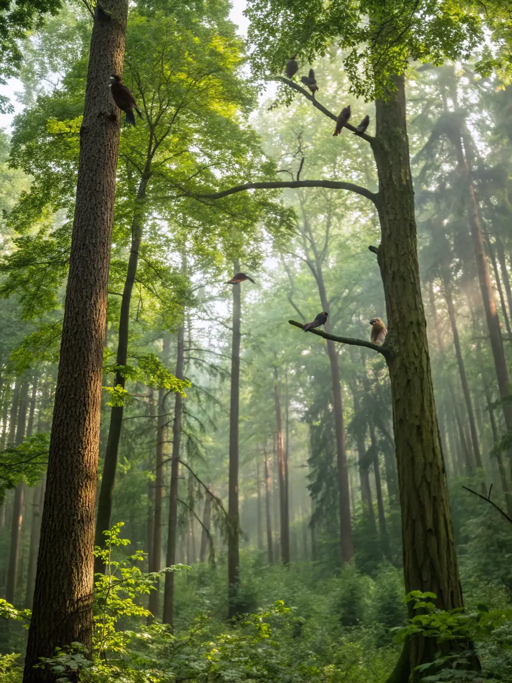 An image of the natural reserve managed by LA VOIE DE L'HIRONDELLE, showcasing its diverse ecosystem and the organization's commitment to ecological management and conservation.